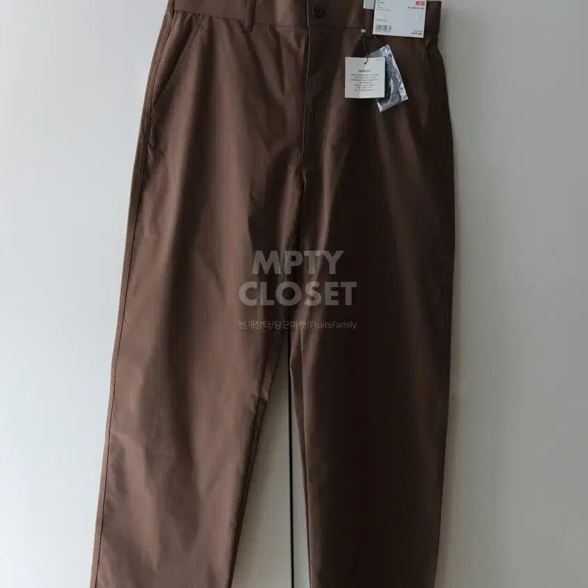 [BUNJANG] Uniqlo C 25ss Work Jacket &amp; Pants Set / [XL,L] 유니클로C 25ss 워크자켓&amp;팬츠 셋업 34brown