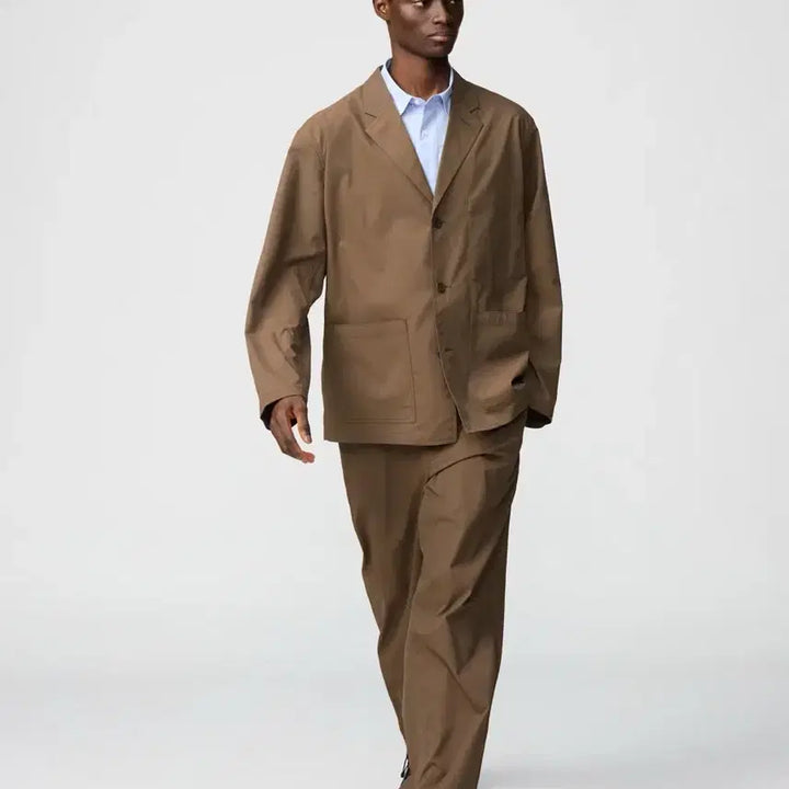 [BUNJANG] Uniqlo C 25ss Work Jacket &amp; Pants Set / [XL,L] 유니클로C 25ss 워크자켓&amp;팬츠 셋업 34brown