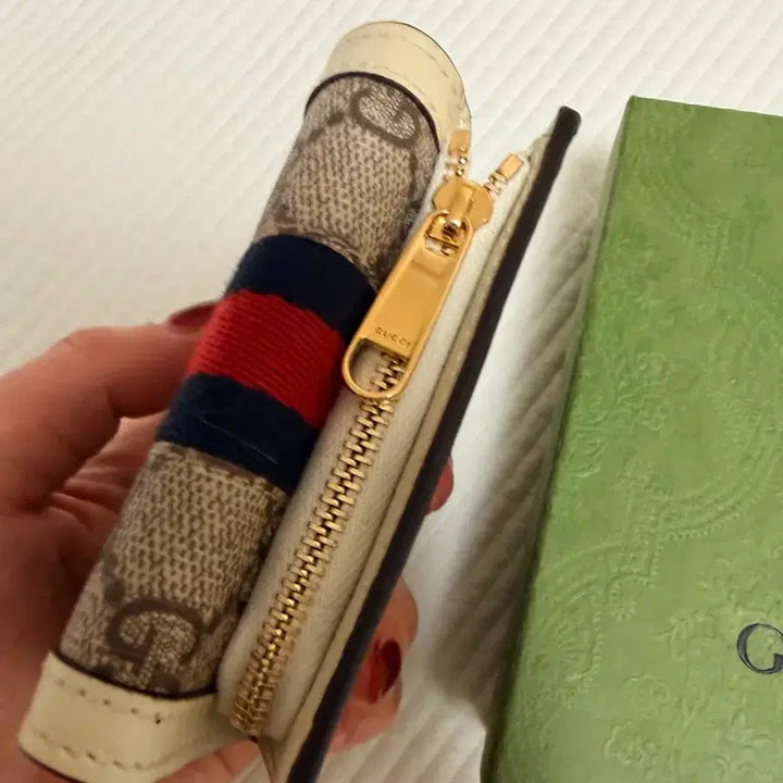 [BUNJANG] Gucci Ophidia Card Case Wallet with Box / 구찌 오피디아 카드 케이스 지갑 + 박스