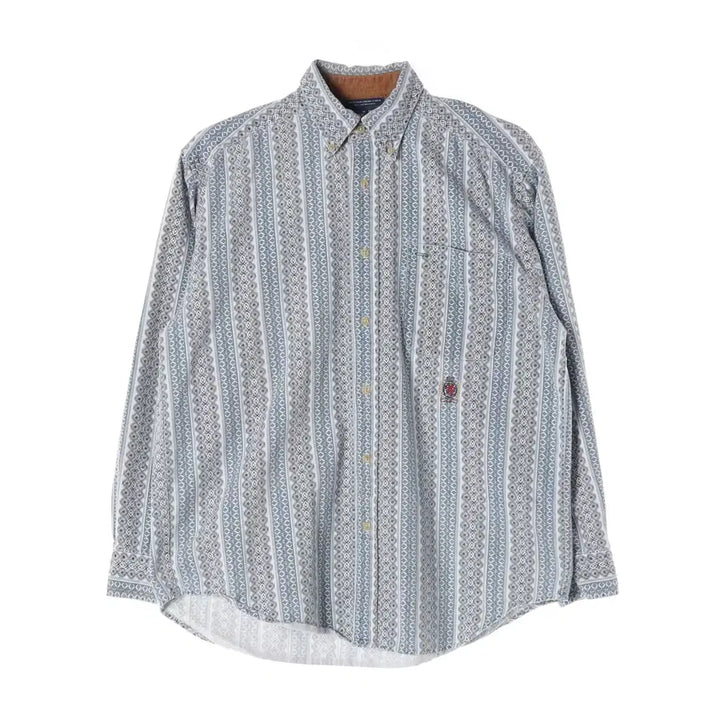 [BUNJANG] Tommy Hilfiger Printed Shirt Blue (Size S) / 타미힐피거 프린팅 셔츠 블루 S