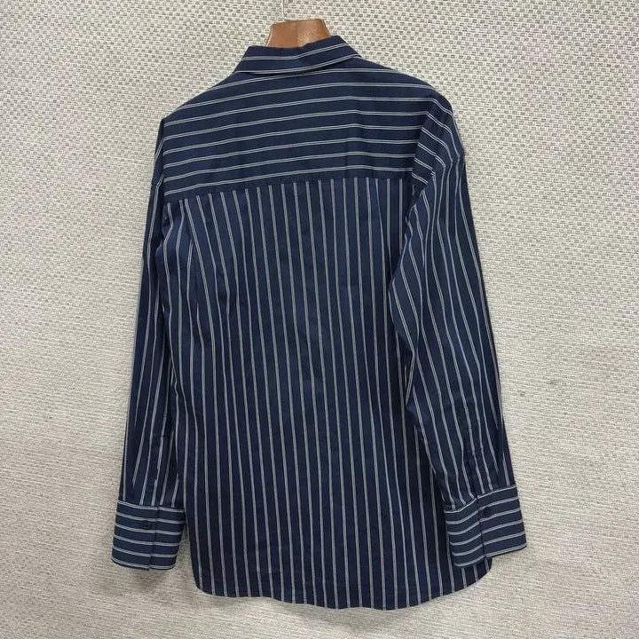 [BUNJANG] ZIOSONGZIO Striped Long Sleeve Shirt / 지오송지오 캐주얼 스트라이프 긴팔 셔츠 100 A07469