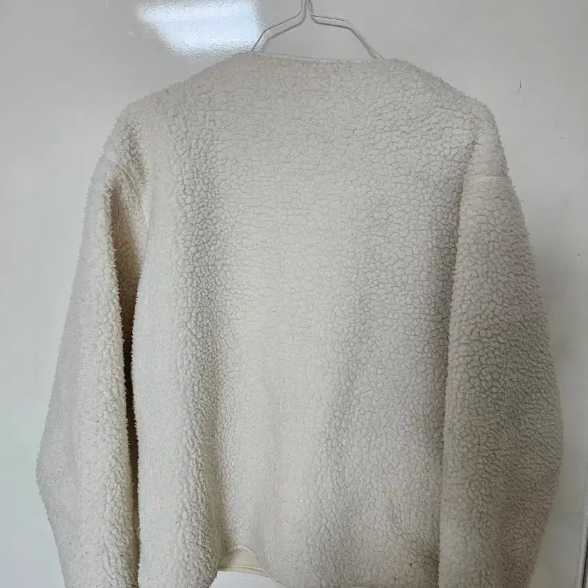 [BUNJANG] Yale Fleece Teddy Jacket Ivory M / Yale  양털 뽀글이 자켓 아이보리 m 예일