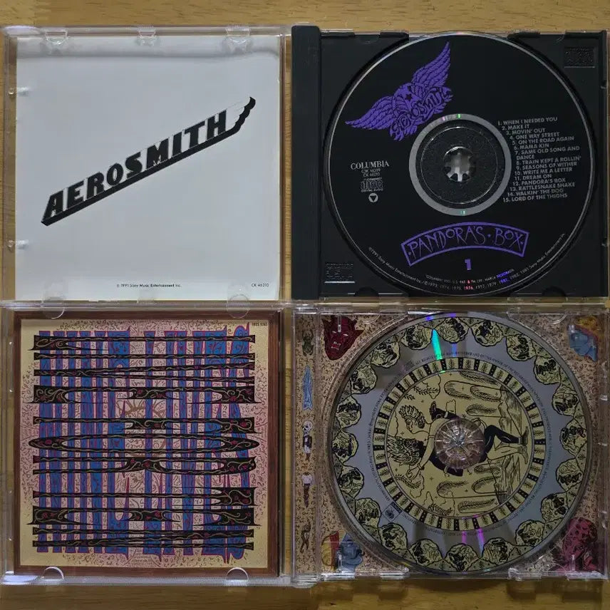 [BUNJANG] Aerosmith 5 CD Album Bundle / CD 음반 Aerosmith 에어로스미스 앨범 5장