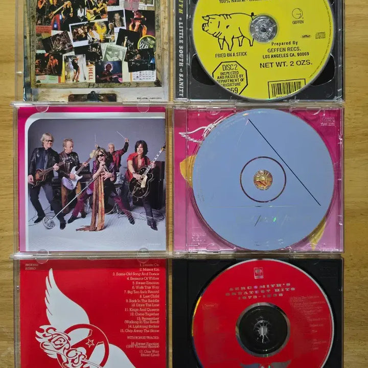 [BUNJANG] Aerosmith 5 CD Album Bundle / CD 음반 Aerosmith 에어로스미스 앨범 5장