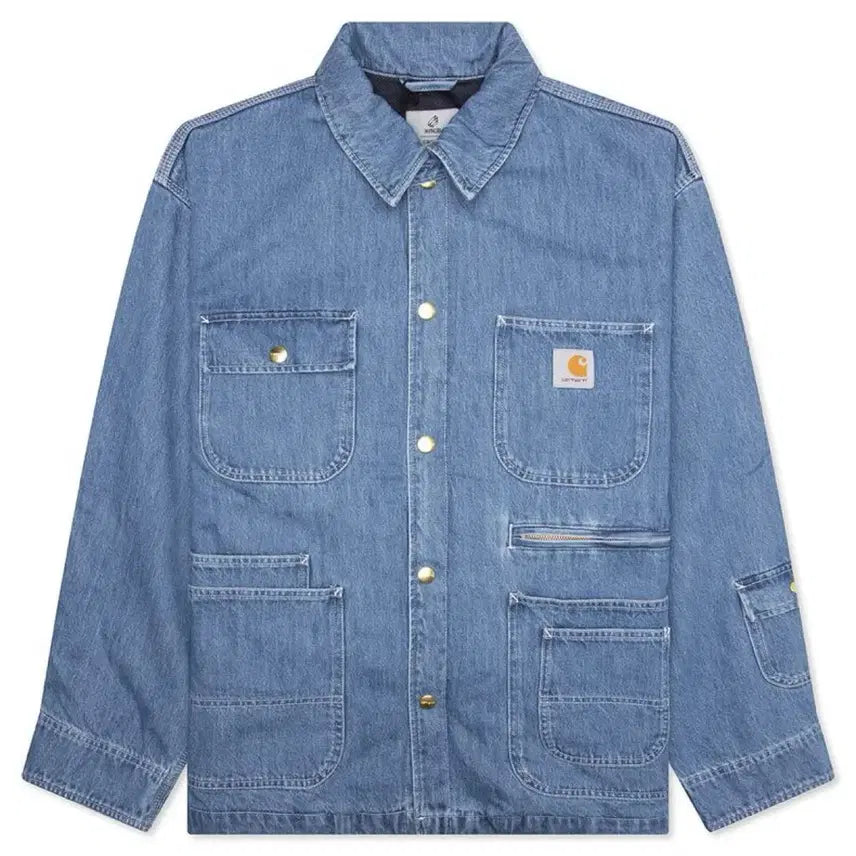 [BUNJANG] Carhartt Invincible Denim Chore Jacket L / 칼하트 인빈시블 데님 초어 자켓 L