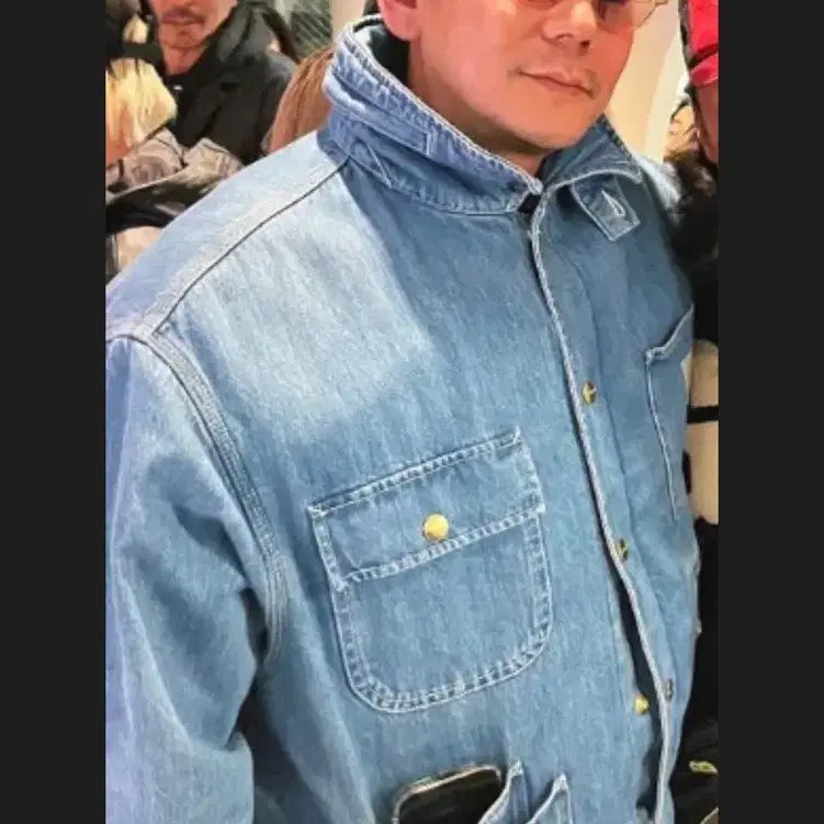 [BUNJANG] Carhartt Invincible Denim Chore Jacket L / 칼하트 인빈시블 데님 초어 자켓 L