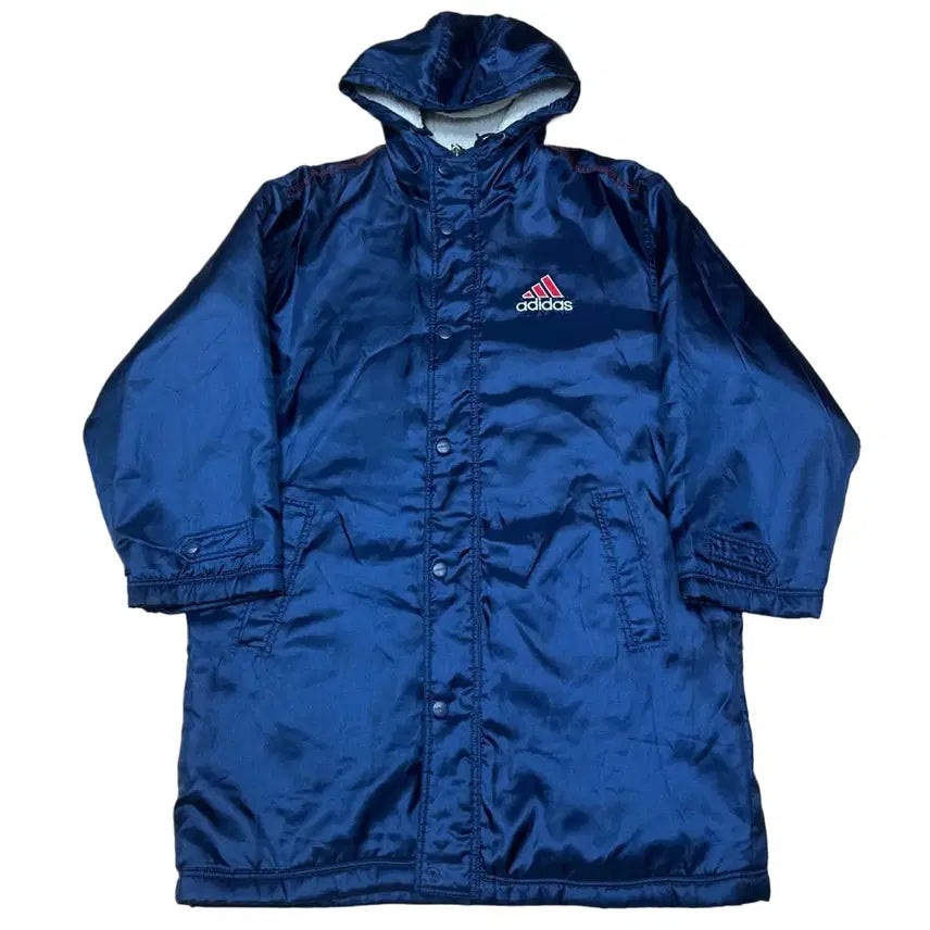 [BUNJANG] Adidas Equipment Navy Nylon Coat / 아디다스 00s 이퀍먼트 네이비나일론돕바 100