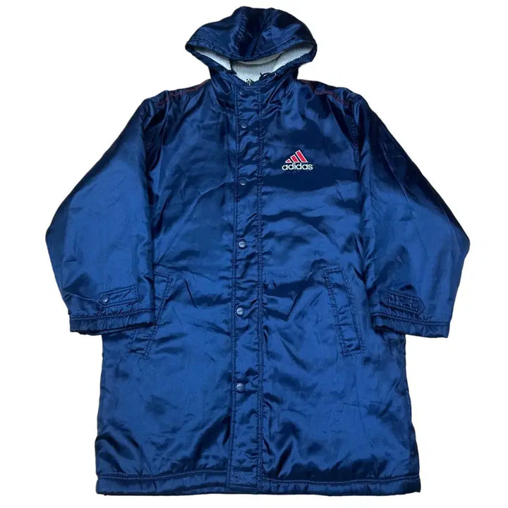 [BUNJANG] Adidas Equipment Navy Nylon Coat / 아디다스 00s 이퀍먼트 네이비나일론돕바 100