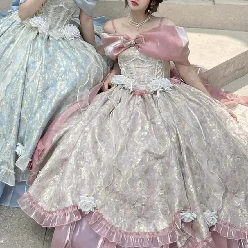 [BUNJANG] High-Quality Lolita Dress Rental Set / [풀세트 대여] 초고퀄 드레스 졸사 졸업사진 로판 로리타 롤리타