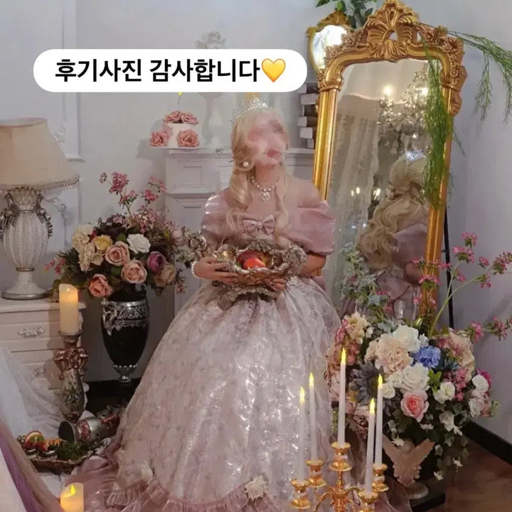 [BUNJANG] High-Quality Lolita Dress Rental Set / [풀세트 대여] 초고퀄 드레스 졸사 졸업사진 로판 로리타 롤리타