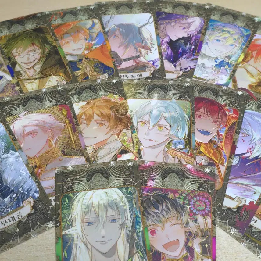 [BUNJANG] Idolish7 Ch0 Non-Official Card Deck Trigger Re:vale Set / 아이나나 로판나나 Ch0님 비공굿 카드덱 16장 세트 트리거 리바레 주르