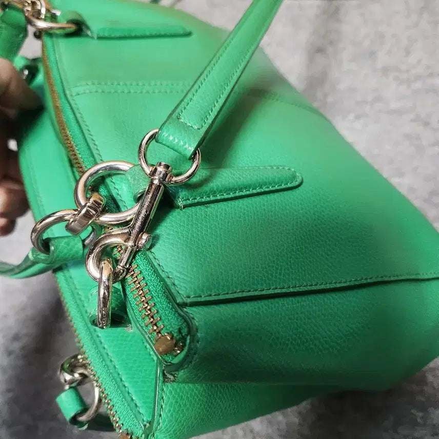 [BUNJANG] Coach Mini Tote Crossbody Bag / 코치 그린 미니 토트백 크로스백