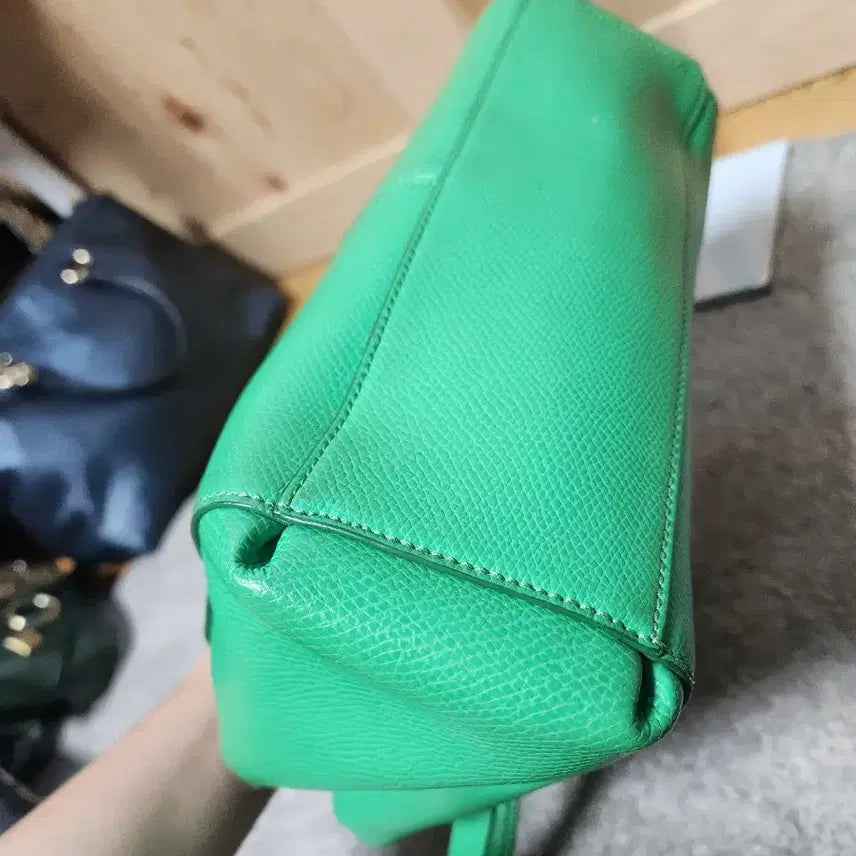 [BUNJANG] Coach Mini Tote Crossbody Bag / 코치 그린 미니 토트백 크로스백