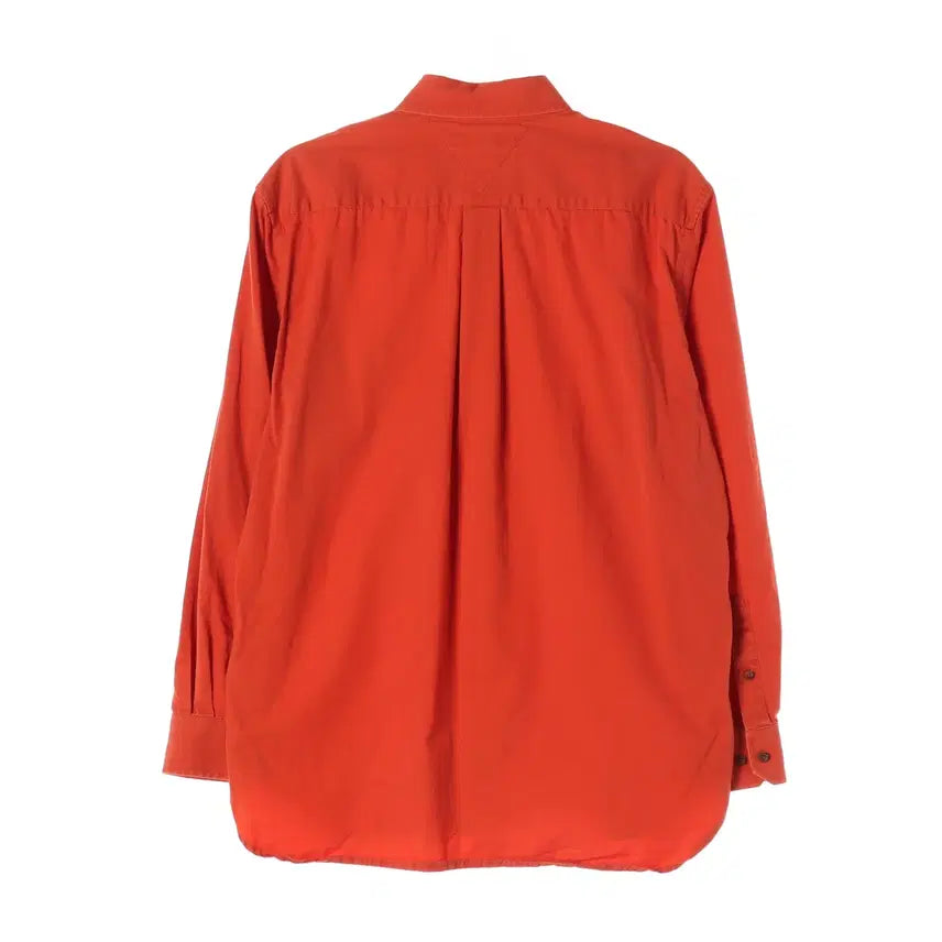 [BUNJANG] Tommy Hilfiger Orange Cotton Shirt (L) / 타미힐피거 셔츠 오렌지 L