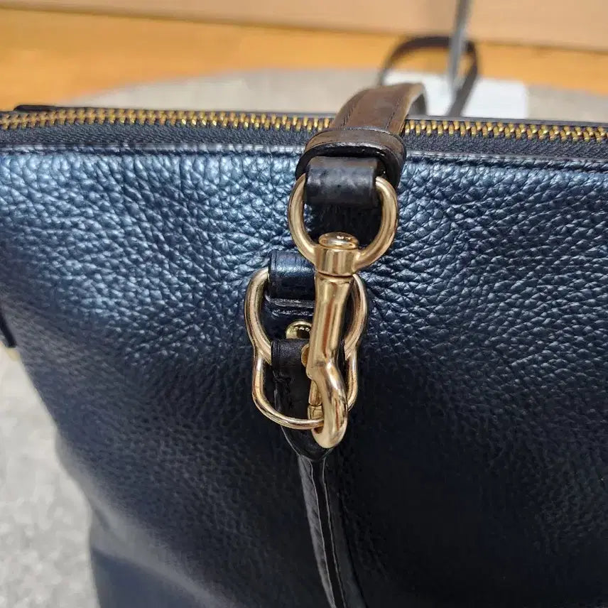 [BUNJANG] Coach Emma Satchel Bag Navy Tote Bag / 코치 F38054 엠마 사첼백 네이비 토트백