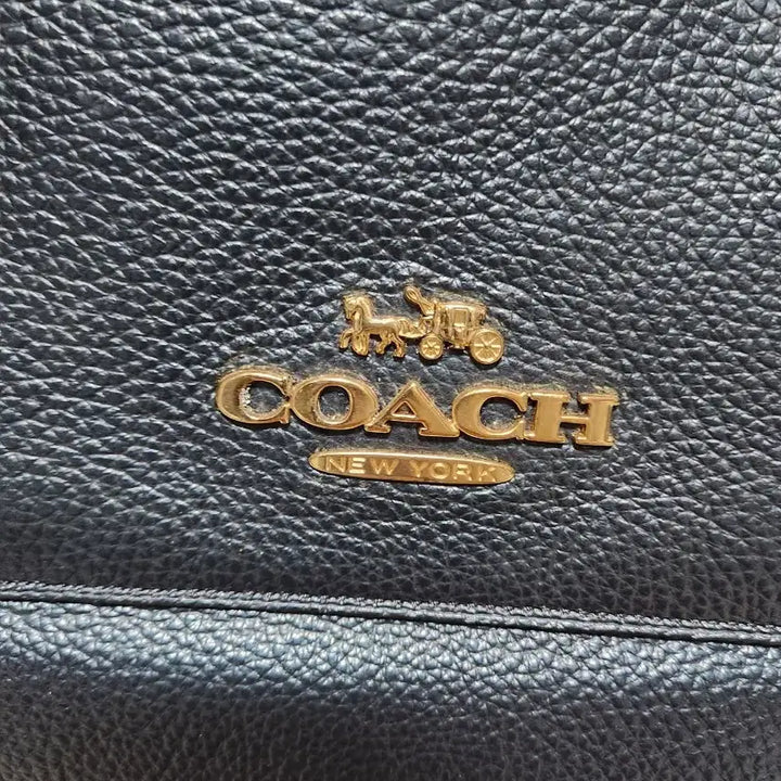 [BUNJANG] Coach Emma Satchel Bag Navy Tote Bag / 코치 F38054 엠마 사첼백 네이비 토트백