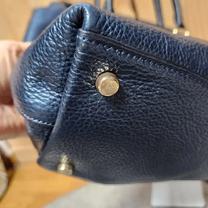 [BUNJANG] Coach Emma Satchel Bag Navy Tote Bag / 코치 F38054 엠마 사첼백 네이비 토트백