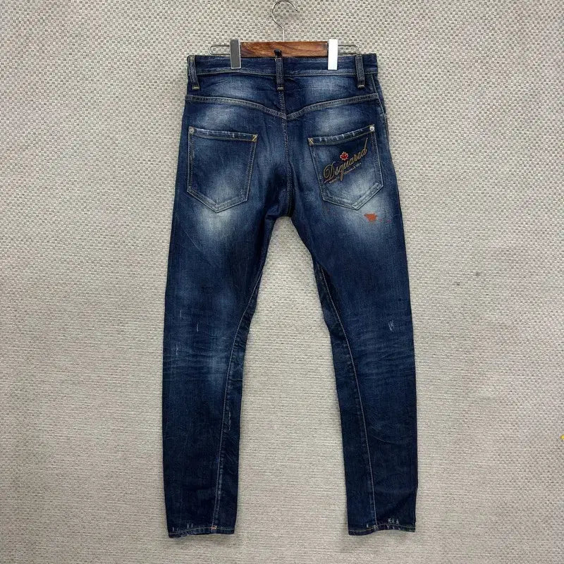 [BUNJANG] Dsquared2 Distressed Denim Jeans 44 / 디스퀘어드2 디스트로이드진 데님 청바지 44 A07496
