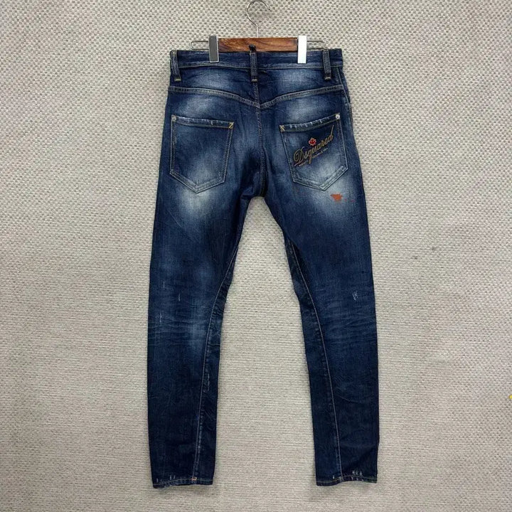 [BUNJANG] Dsquared2 Distressed Denim Jeans 44 / 디스퀘어드2 디스트로이드진 데님 청바지 44 A07496