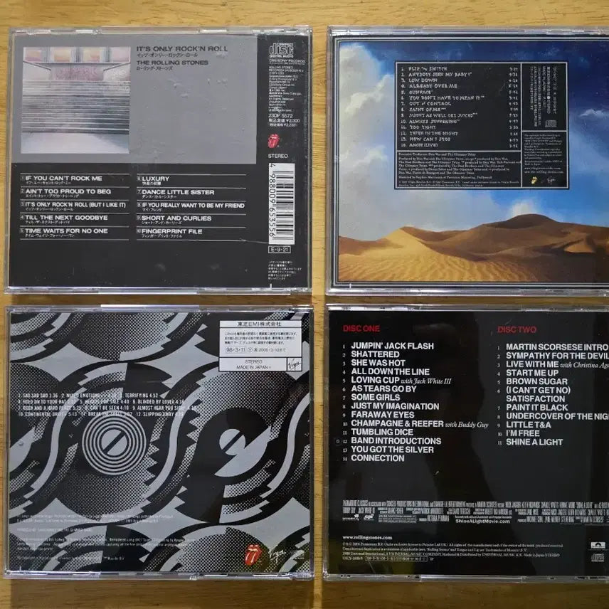 [BUNJANG] The Rolling Stones Album Set / CD 음반 The Rolling Stones 롤링스톤스 앨범 4장