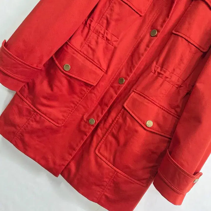 [BUNJANG] Michael Kors Red Coat (Size S) / 마이클 코어스 레드 코트 S- 90