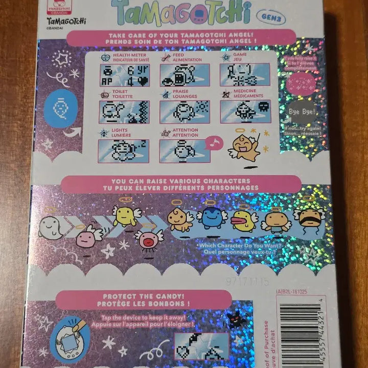[BUNJANG] Bandai Tamagotchi Original Angel Celebration Reflection Version / 미개봉 새제품 반다이 다마고치 오리지널 엔젤 셀러브레이션 리플렉션 텐시치