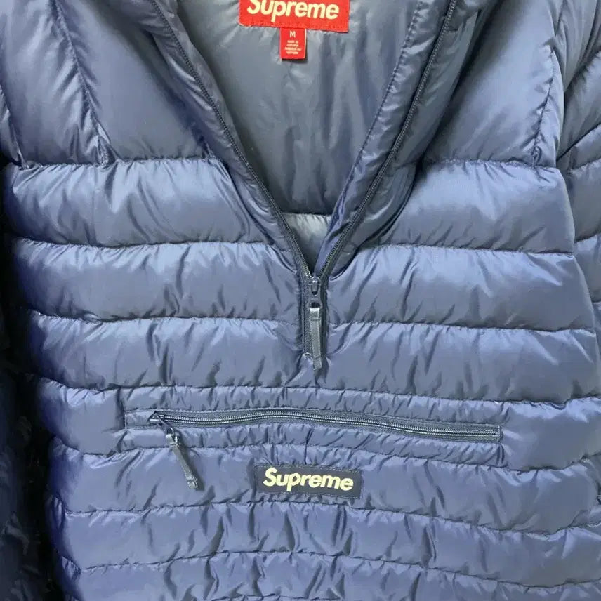[BUNJANG] Supreme Micro Down Half-Zip Pullover [M] / 슈프림 마이크로 다운 하프집 풀오버 24FW [M]