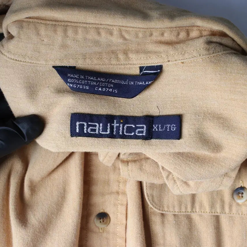 [BUNJANG] Nautica Beige XL Cotton Shirt / 노티카 셔츠 베이지 XL