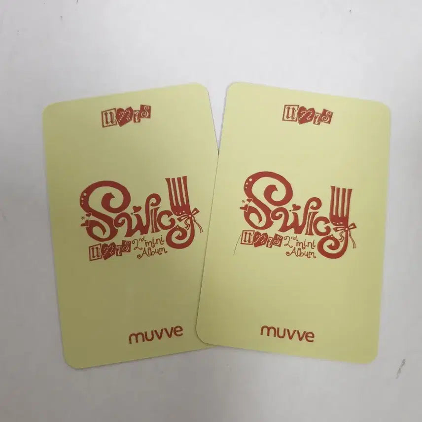 [BUNJANG] SWICY Photocard (2 Items) / SWICY 포토카드 2장