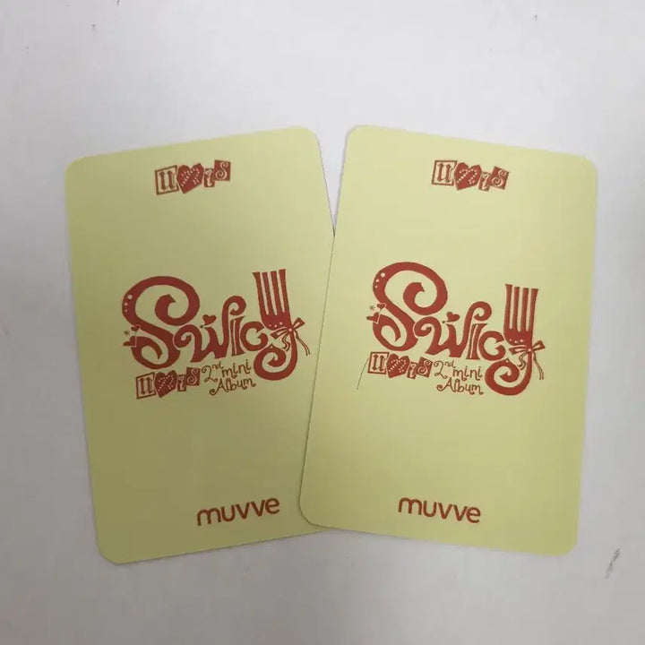 [BUNJANG] SWICY Photocard (2 Items) / SWICY 포토카드 2장
