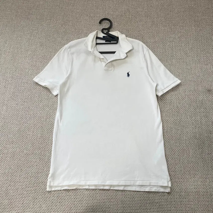 [BUNJANG] Polo White Collar T-shirt / S 폴로 반팔 화이트 카라티 N.7925