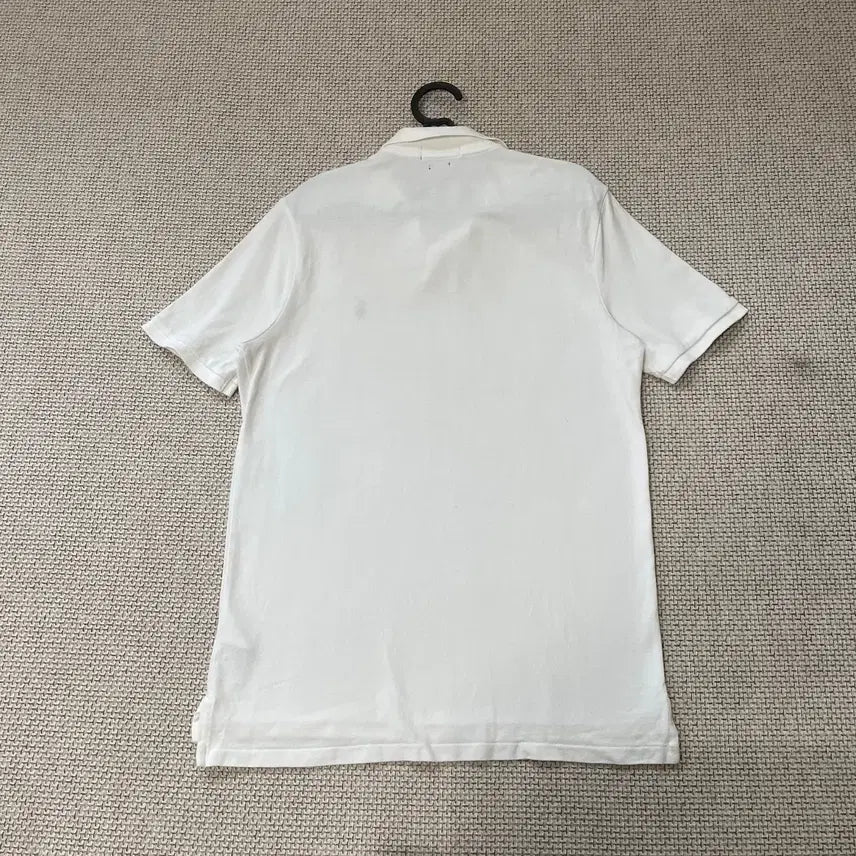 [BUNJANG] Polo White Collar T-shirt / S 폴로 반팔 화이트 카라티 N.7925