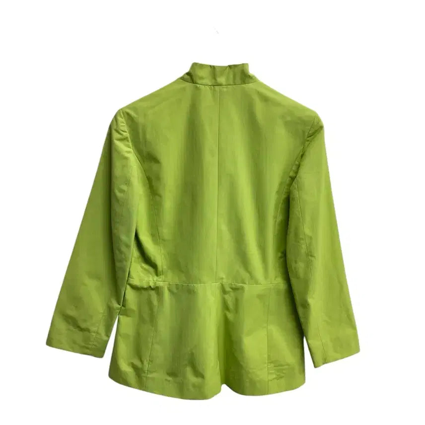 [BUNJANG] Kenzo Flower Green Cotton Jacket S / 겐조 Kenzo 플라워 연두색 코튼 재킷 S