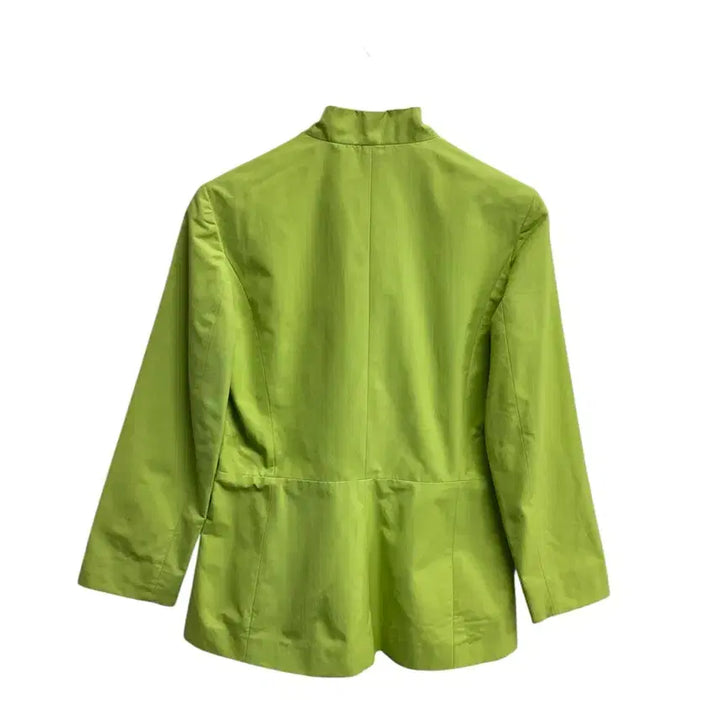 [BUNJANG] Kenzo Flower Green Cotton Jacket S / 겐조 Kenzo 플라워 연두색 코튼 재킷 S
