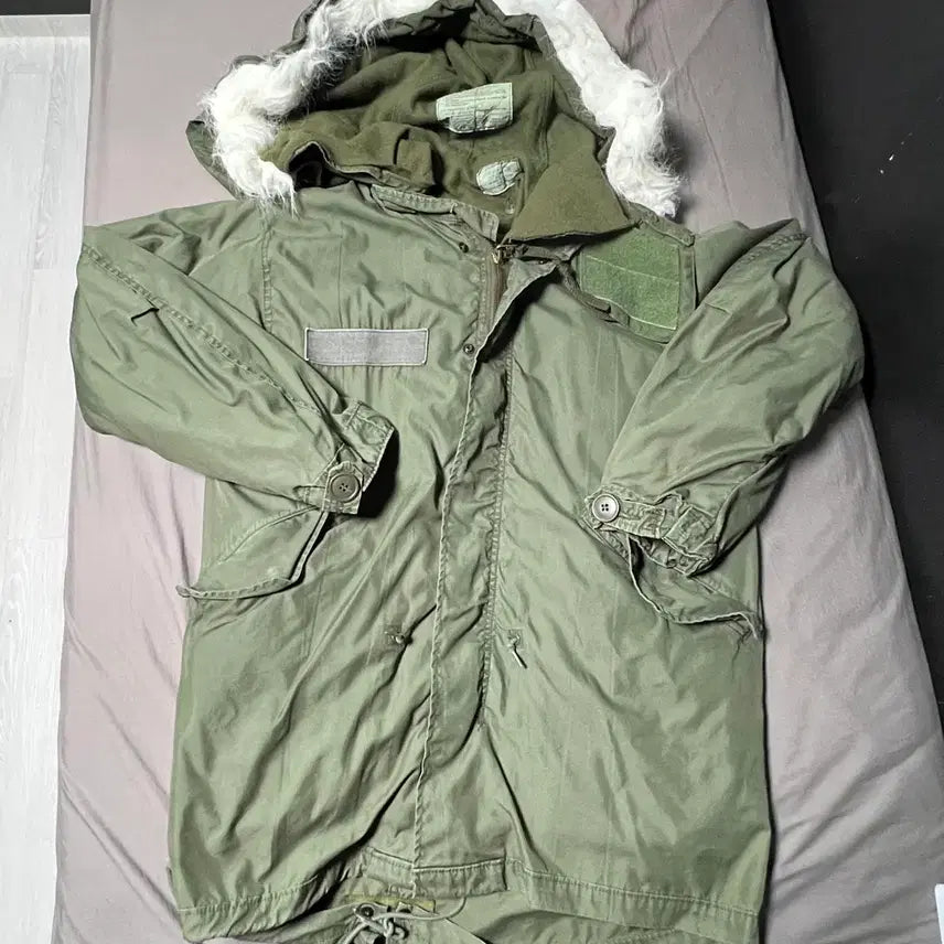 [BUNJANG] M65 Military Fishtail Parka L Full Set / [오리지날] M65 미군 밀리터리 피쉬테일 개파카 L 풀 구성품