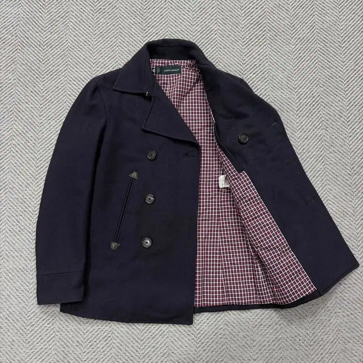 [BUNJANG] Dsquared2 Wool Blend Pea Coat / 다스퀘어드2 울블렌드 피코트 v2037