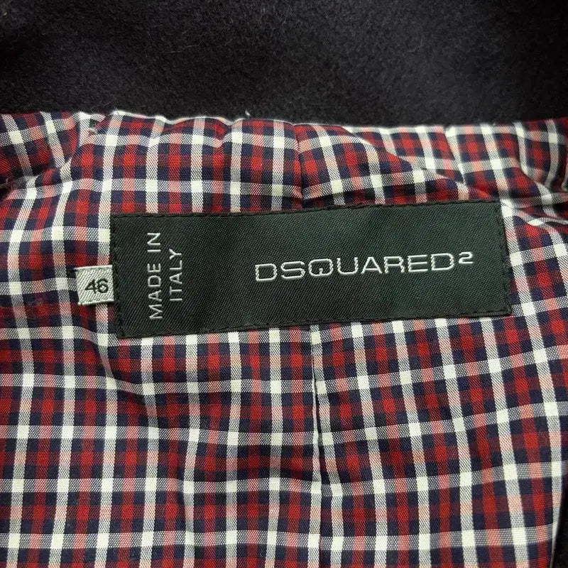 [BUNJANG] Dsquared2 Wool Blend Pea Coat / 다스퀘어드2 울블렌드 피코트 v2037