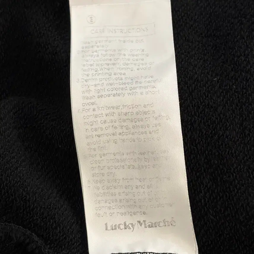 [BUNJANG] Lucky Marché Logo Jogger Sweatpants XS / (XS) 럭키마르쉐 로고 조거 스웨트 팬츠 블랙 2.9