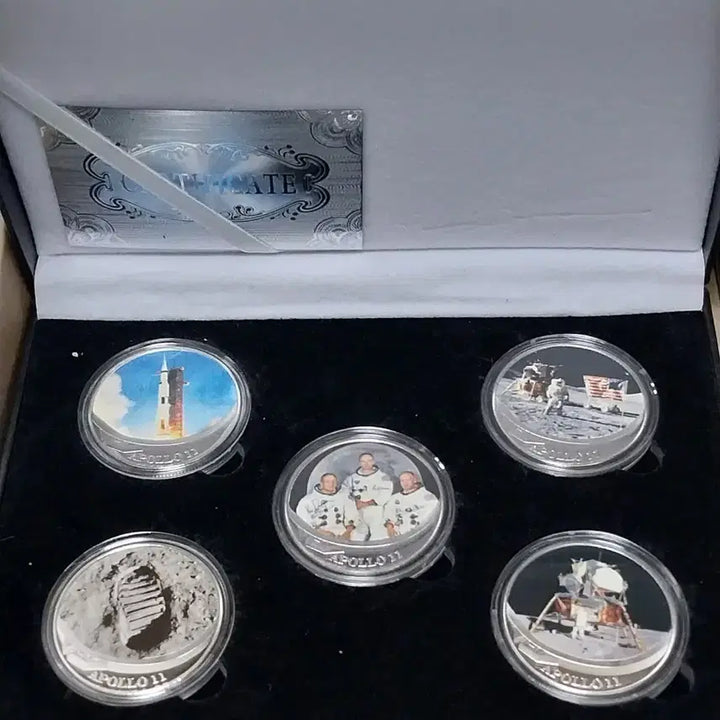 [BUNJANG] Apollo 11 Commemorative Coin Set / 미국아폴로11호기념주화,한정판5종세트