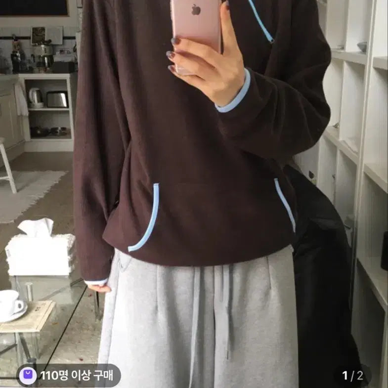 [BUNJANG] Peanut Days Buco Anorak T Brown / 피넛데이즈 부코 아노락 T 브라운 수수료 포함 가격
