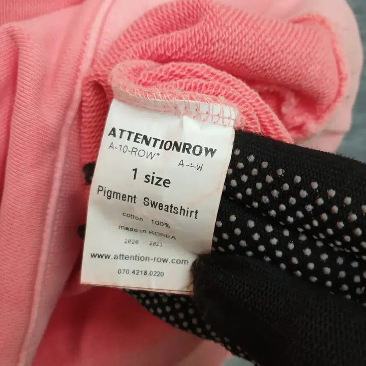 [BUNJANG] Attention Row Pigment Sweatshirt (M) / 4086 어텐션 로우 피그먼트 맨투맨 M