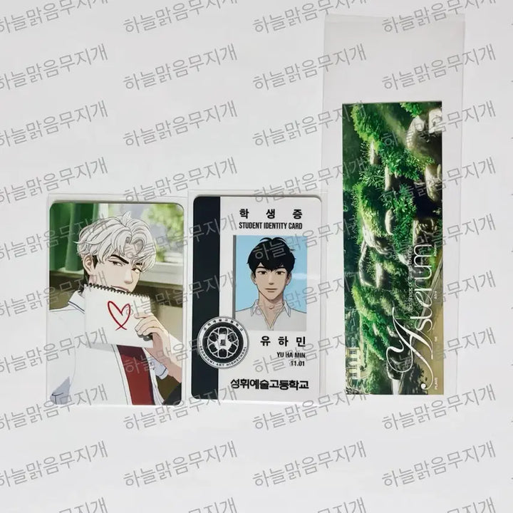 [BUNJANG] PLAVE Eunho and Hamin Summer Collection Photocard, Student ID, and Bookmark Set / 플레이브 여섯번째 여름 육여름 은호 포카 하민 학생증 책갈피 세트