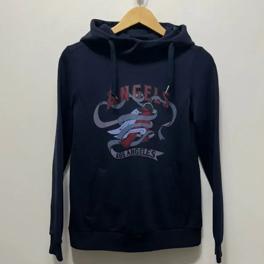 [SOLD OUT] MLB 여성LA 에인절스 네이비 후드티 XS