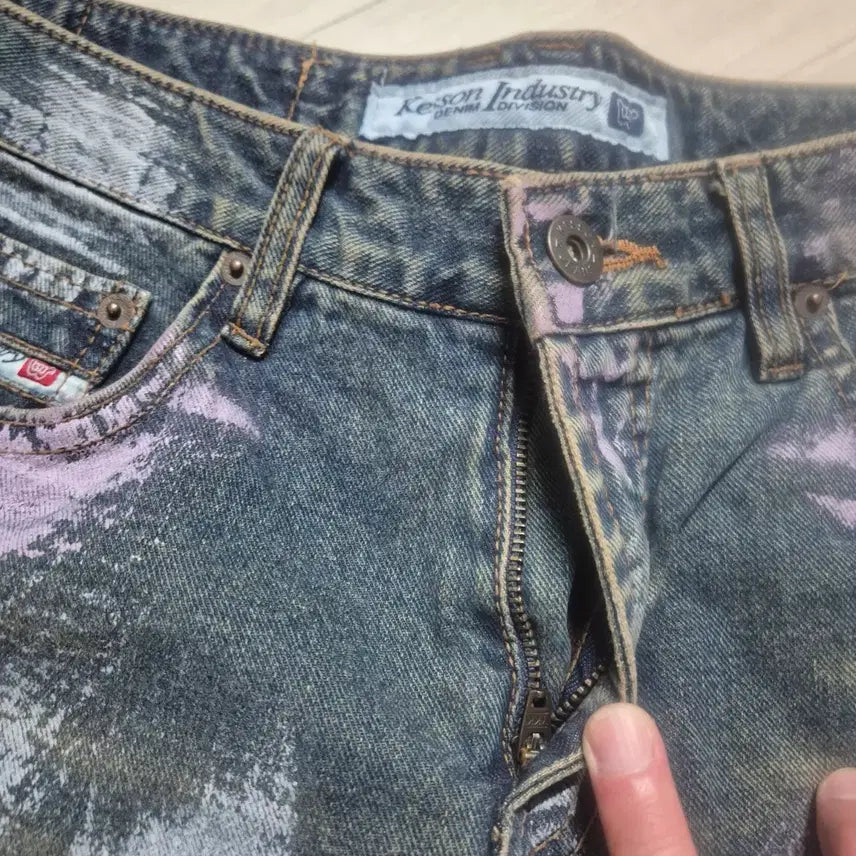 [BUNJANG] Kesson Industry Denim Jeans / Kesson 인더스트리 데님 청바지 32사이즈