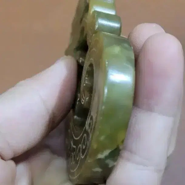 [BUNJANG] Hongshan Culture Jade Pendant / 옥7 홍산문화 수산옥 중국그림 중국옥 골동품 전황석 원석 옥패 고대옥