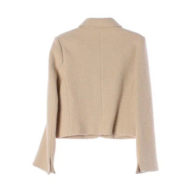 [BUNJANG] 앤유 Wool Alpaca Blend Crop Boucle Jacket / 앤유 22FW 울 알파카 블렌드 크롭 부클 재킷