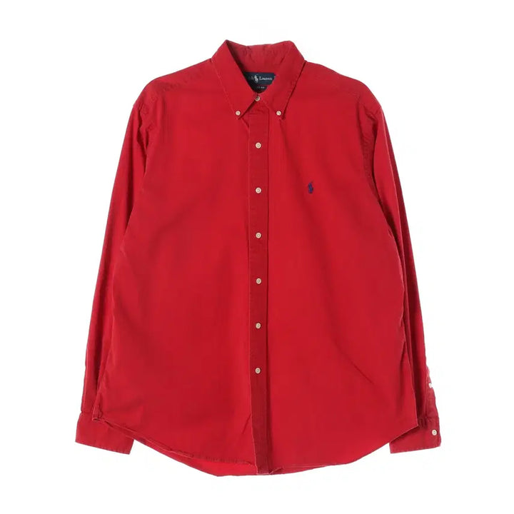 [BUNJANG] Polo Ralph Lauren Red Cotton Shirt XL / 폴로 랄프 로렌 셔츠 레드 XL