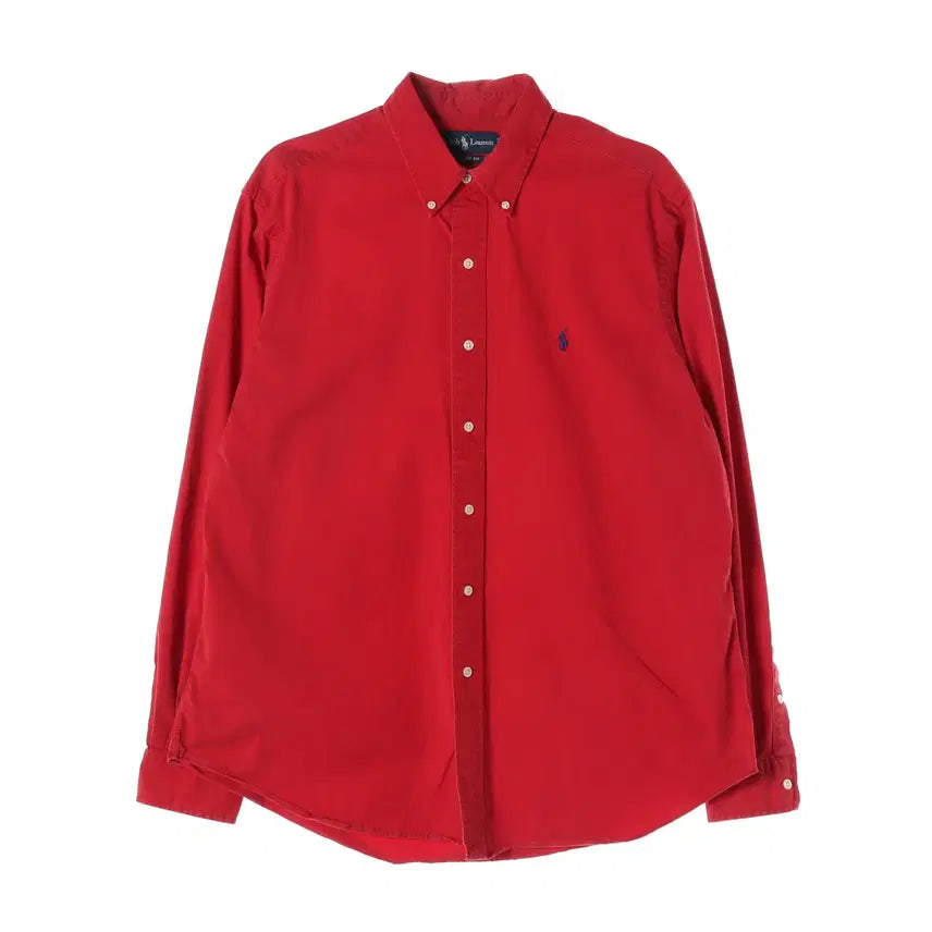[BUNJANG] Polo Ralph Lauren Red Cotton Shirt XL / 폴로 랄프 로렌 셔츠 레드 XL