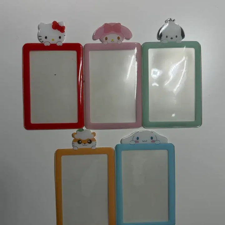 [BUNJANG] Sanrio Photocard Holder Set / 산리오 캐릭터 포카홀더 5종