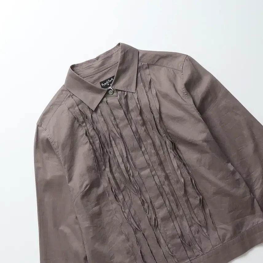 [SOLD OUT] 마가렛호웰 MARGARET HOWELL Frill Cotton Shirt